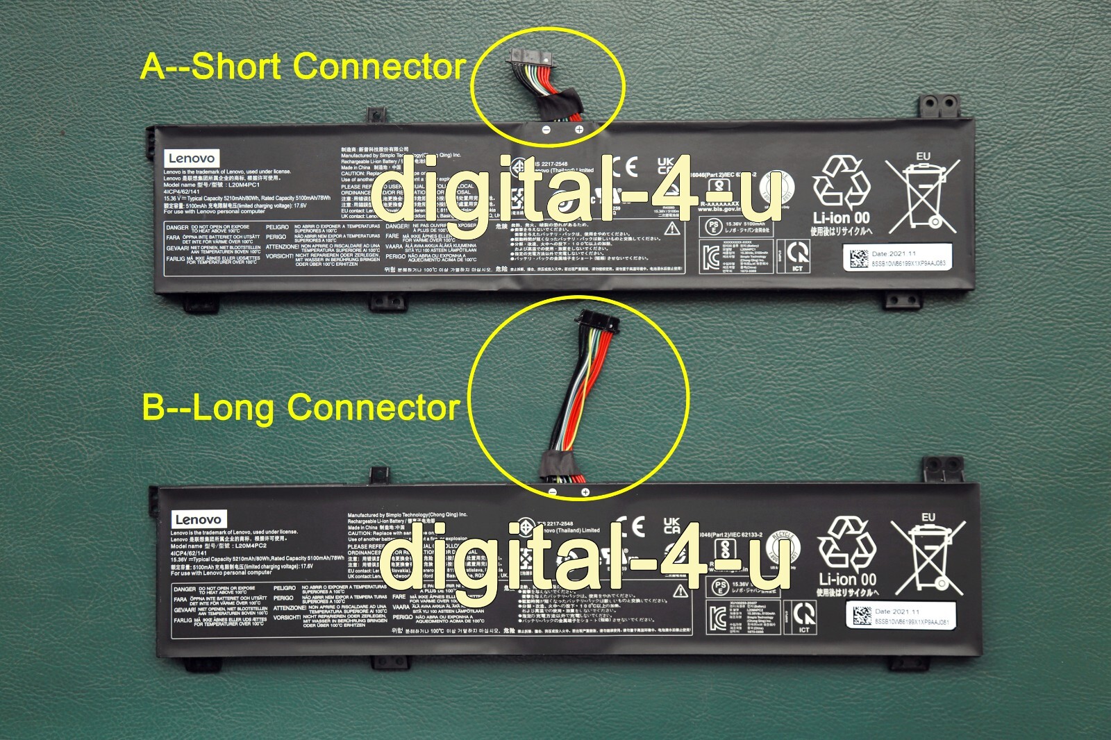 Genuine L20C4PC1 L20M4PC1 Battery for LenovoLegion 5 Pro-16ACH6 16ACH6H 16ITH6
