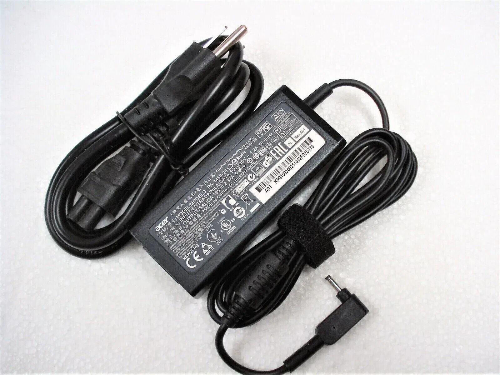 45W Genuine AC Adapter Charger For Acer Chromebook 11 A13-045N2A C720 PA-1450-26