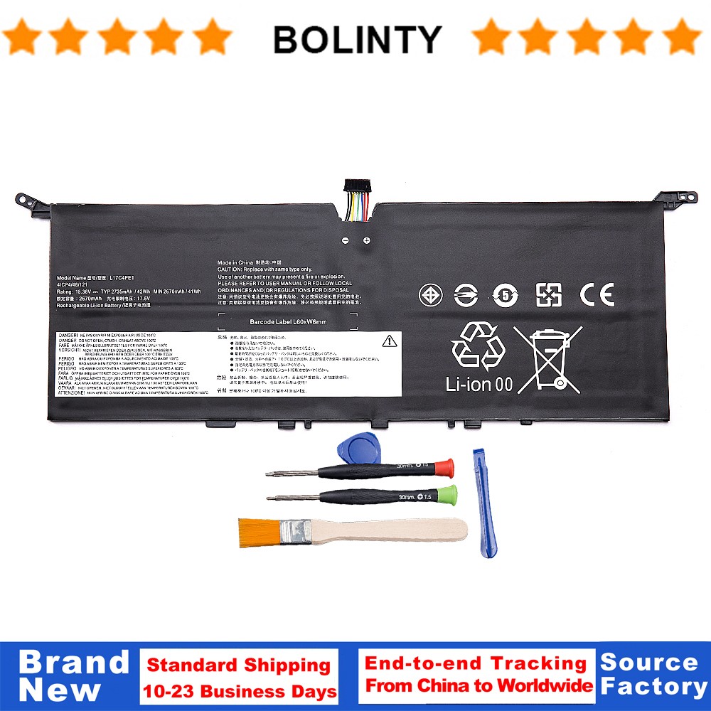 L17C4PE1 L17M4PE1 Laptop Battery For Lenovo ideapad 730S-13IWL Yoga S730-13IWL