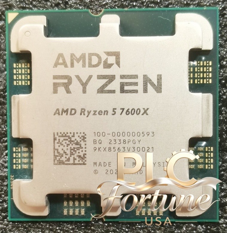 Used AMD Ryzen 5 7600X R5 7600X 6-Core 12Thread 4.70GHz Socket AM5 CPU Processor