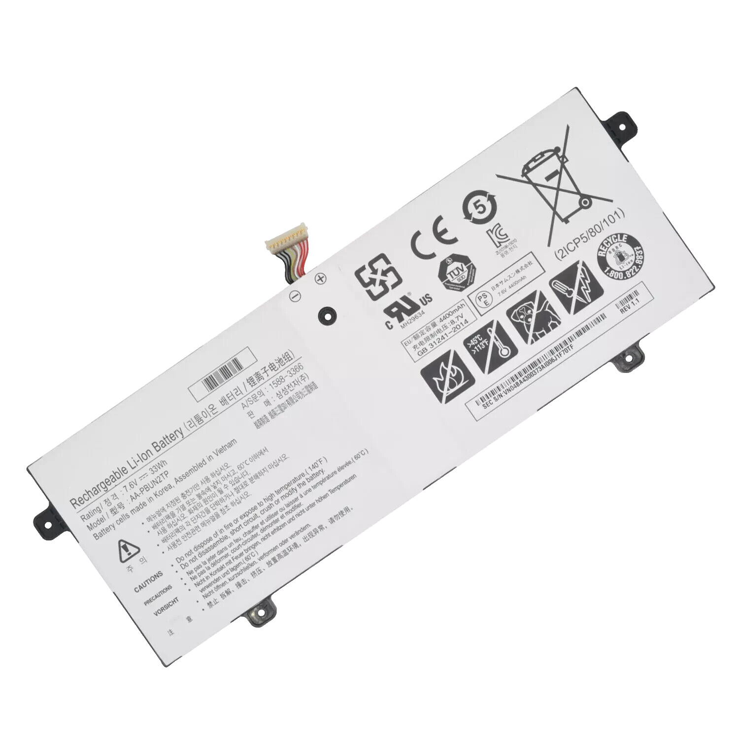 Genuine AA-PBUN2TP battery for Samsung XE500C13-S01US XE500C13-K04US BA43-00373A