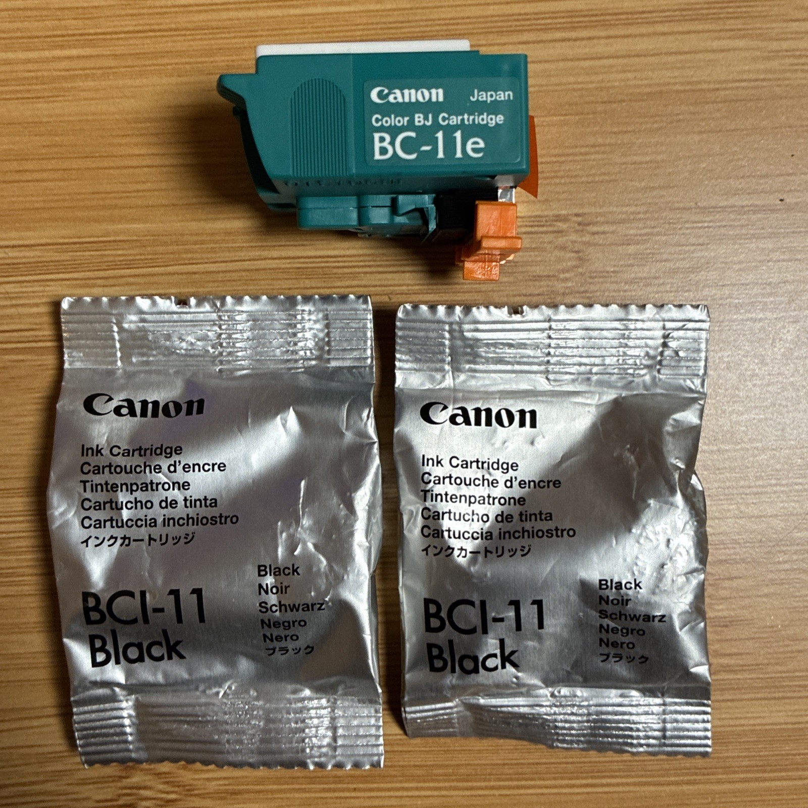 Genuine Canon BC-11e Printhead - Canon Bubble Jet Color Plus 2 FREE BCI-11 Black