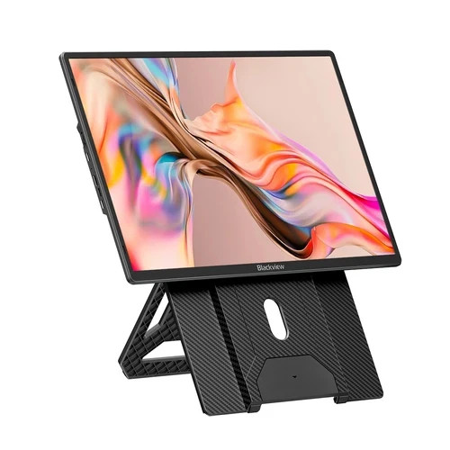 Fopo 14 in Portable Triple Screen Laptop Monitor Extender 1080p 16:9 Black