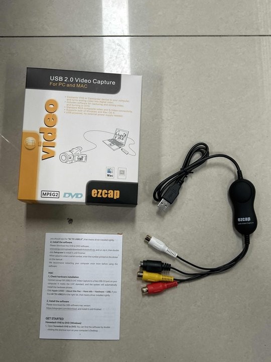 Ezcap158 USB 2.0 UVC Video Card VHS To Digital Converter Video ITQT