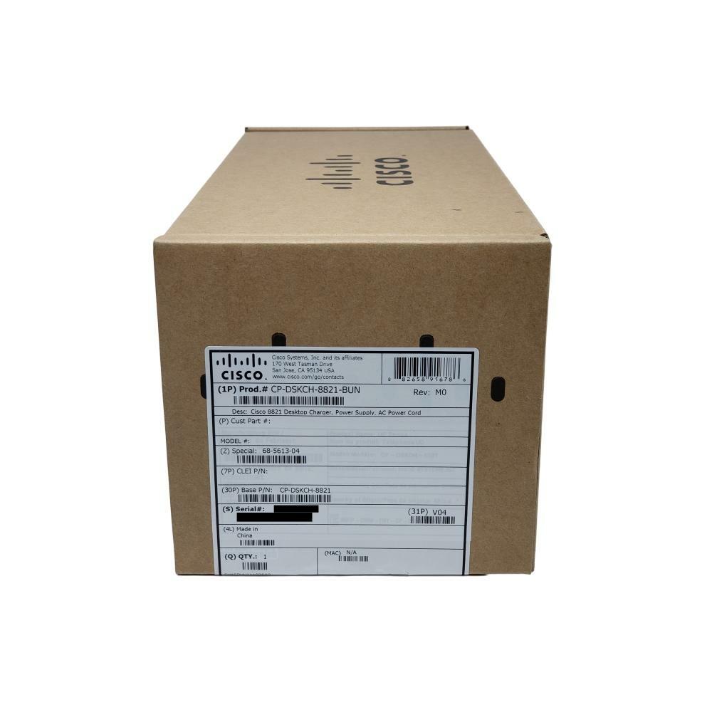 Cisco 8821 Desktop Charger (CP-DSKCH-8821-BUN) - Brand New w/1-Year Warranty