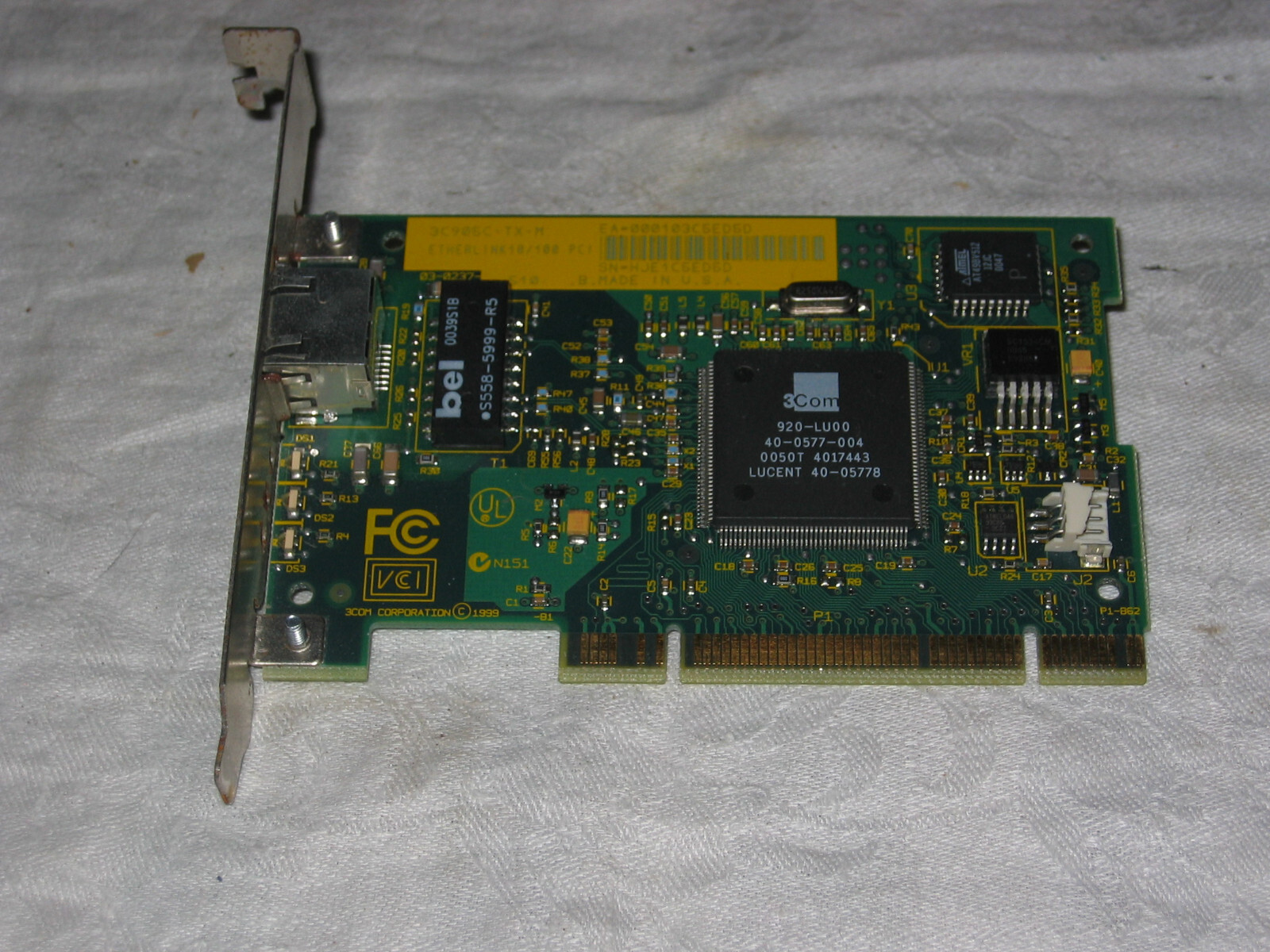 3Com Fast EtherLink PCI 10/100 Network Interface Card 3C905-TX-M
