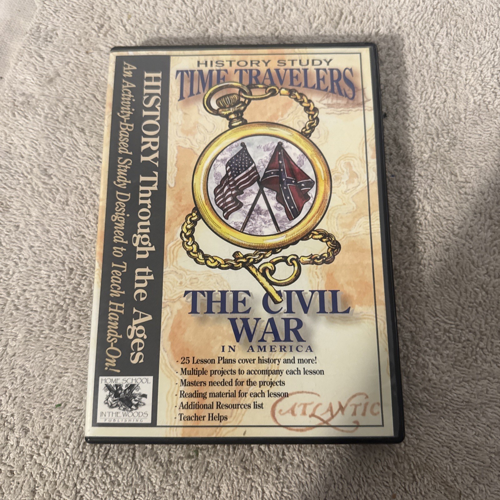 History Study Time Travelers CD ROM The Civil War 