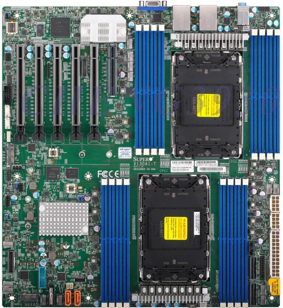Supermicro MBD-X13DAI-T-(O/B) Motherboard LGA-4677 4th generation Intel Xeon