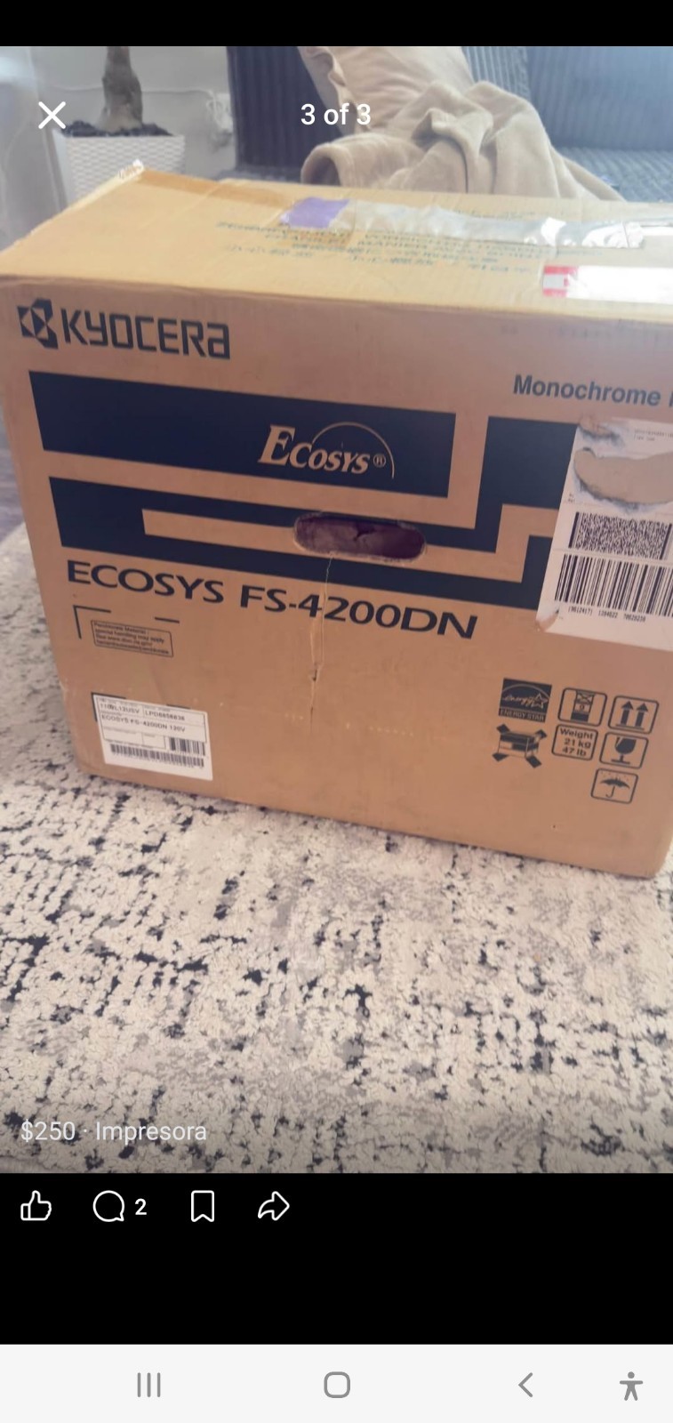 Kyocera FS-4200DN laser workgroup printer BRAND NEW NIB