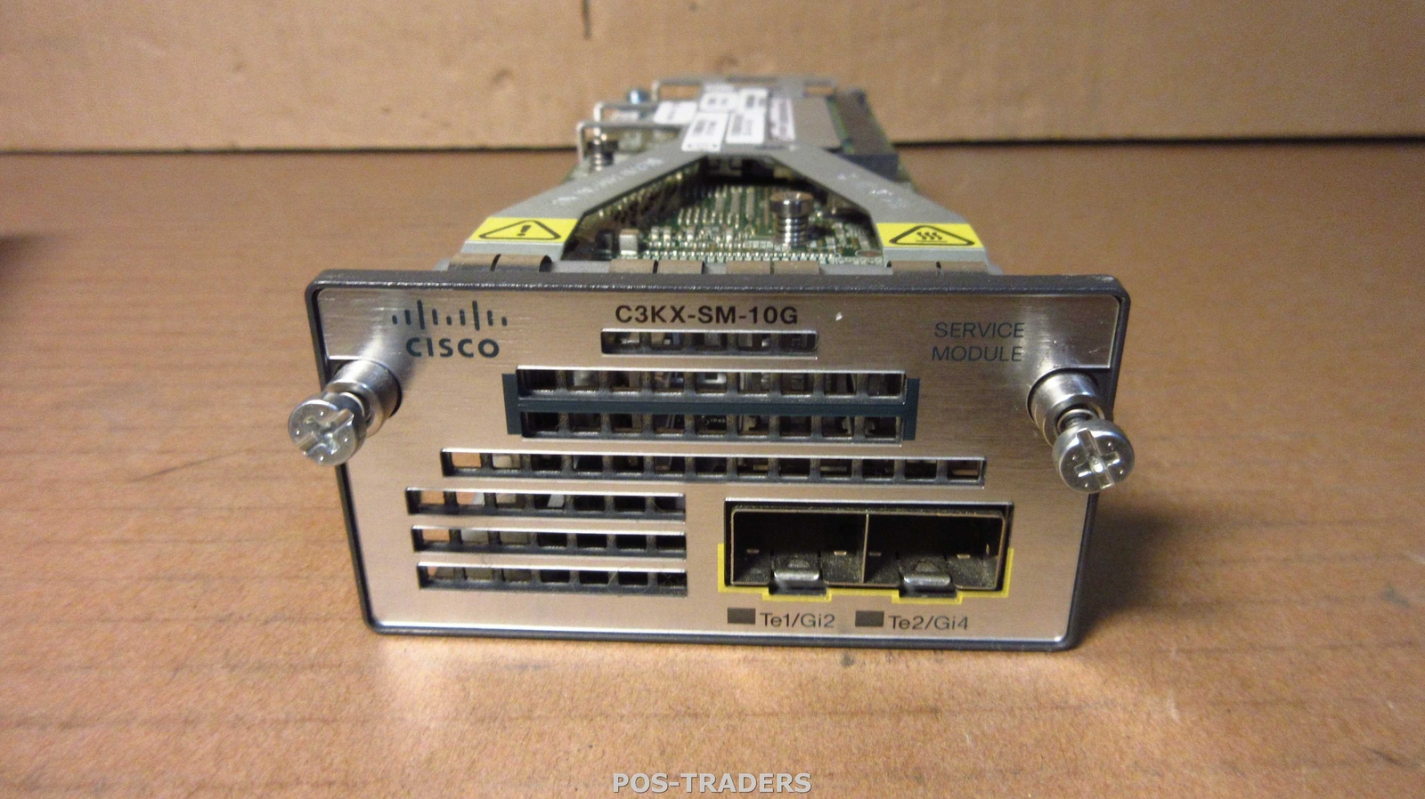 Cisco C3KX-SM-10G V01 2-Port Gigabit Module - PULLED FROM WS-C3750X-24U-S V01