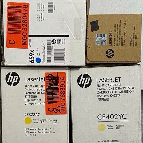 HP Genuine Original LaserJet Toner Cartridges CF322AC-CE402YC 659x W9092MC
