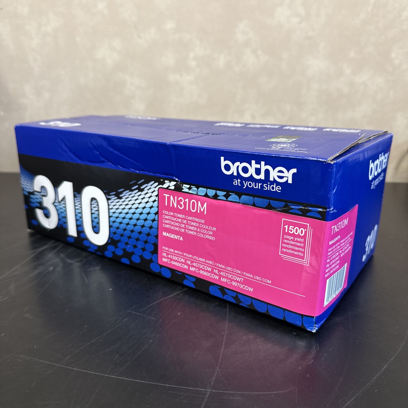 Genuine Brother TN310M Yellow 1500 Page High Yield Toner Cartridge New Sealed