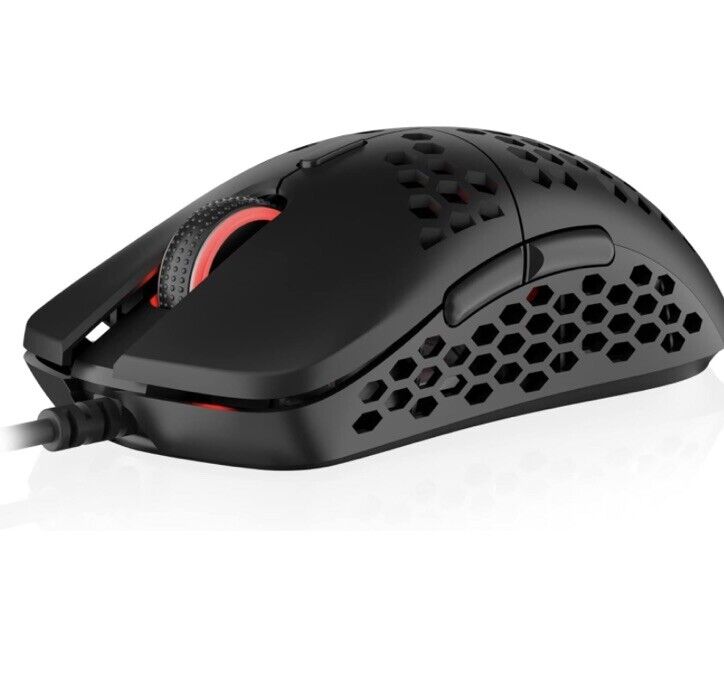 HK Gaming Mira M Ultra lightweight RGB Gaming Mouse 63G Black (New Open Box)