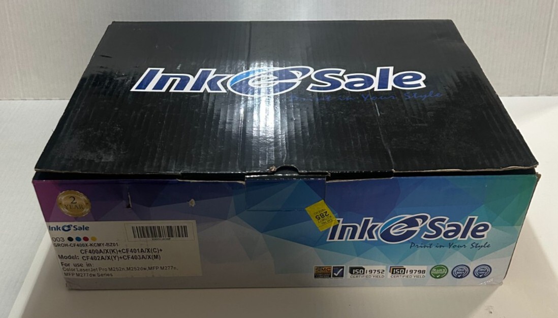Ink e-Sale HP 201A Toner 4-Pack CF400A CF401A CF402A CF403A M252 M277 Sealed