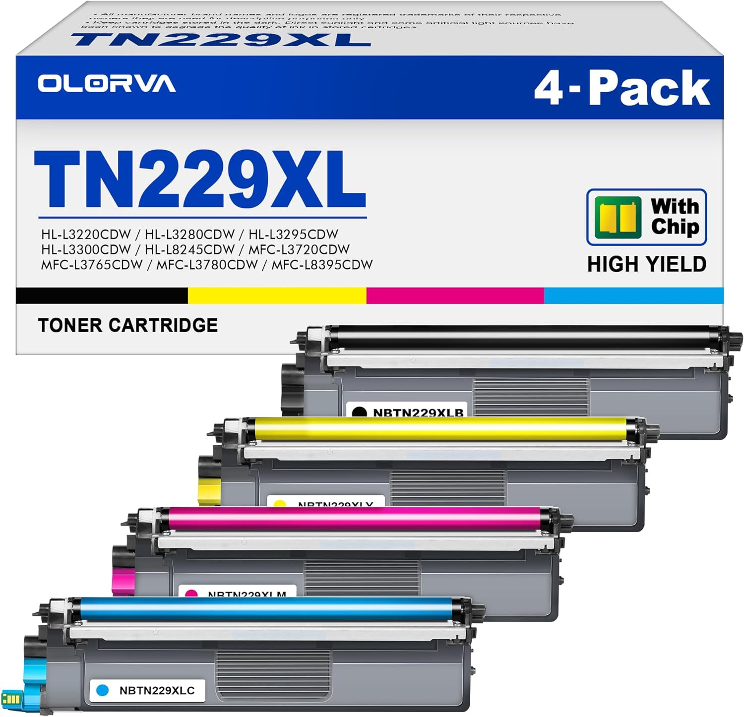 TN229XL TN229 Toner Compatible for Brother TN229 High Yield Toner Cartridge Work