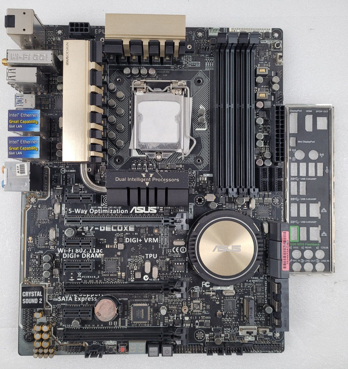 ASUS Intel Z97-DELUXE Z97 ATX Motherboard DDR3 LGA 1150