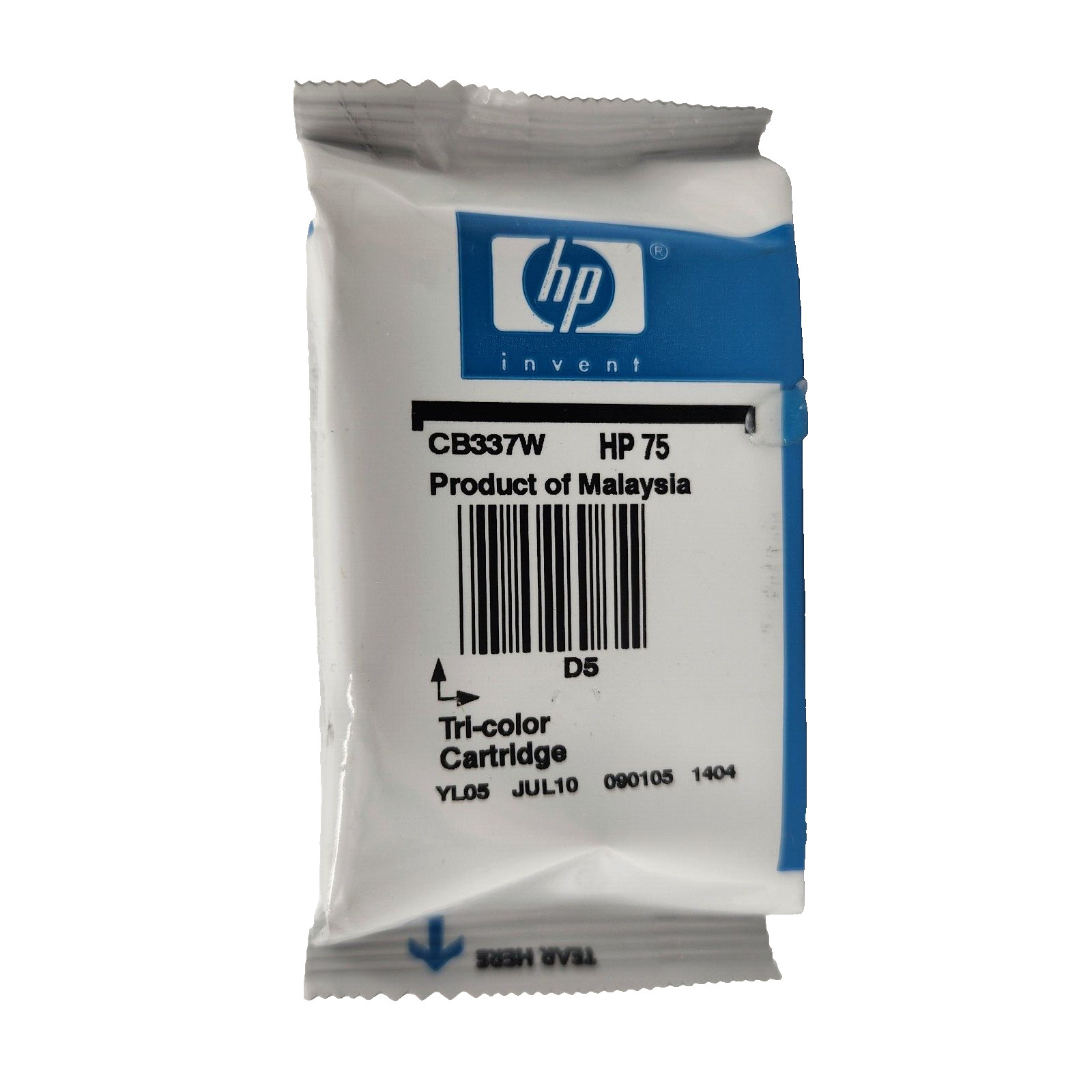 Genuine HP 75 Tri-Color Ink Cartridge CB337WN Sealed Out Of Box Expired Jan 2011