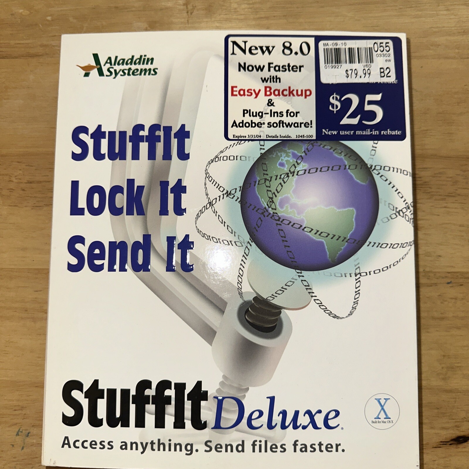 StuffIt Deluxe 8.0 Aladdin Systems Compression Solution For Macintosh  Mac