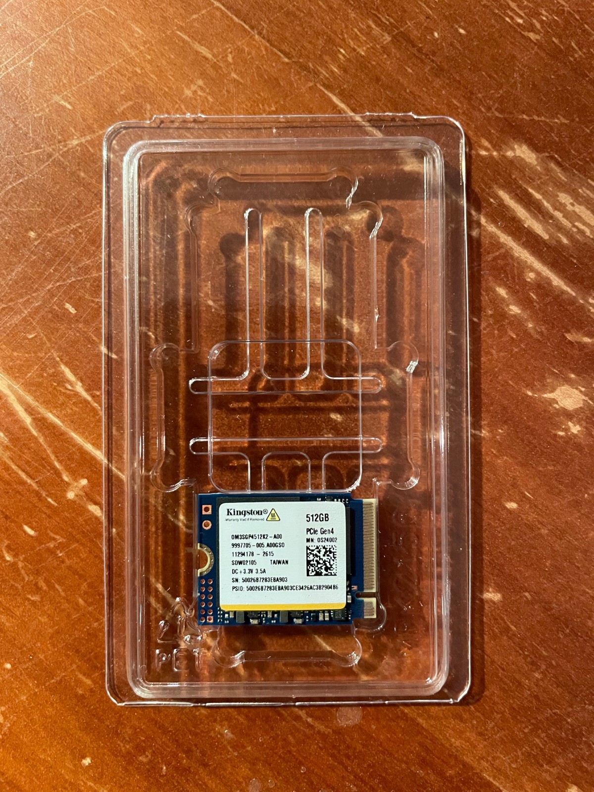 Kingston om3sgp4 512gb SSD (Removed From Steam Machine)