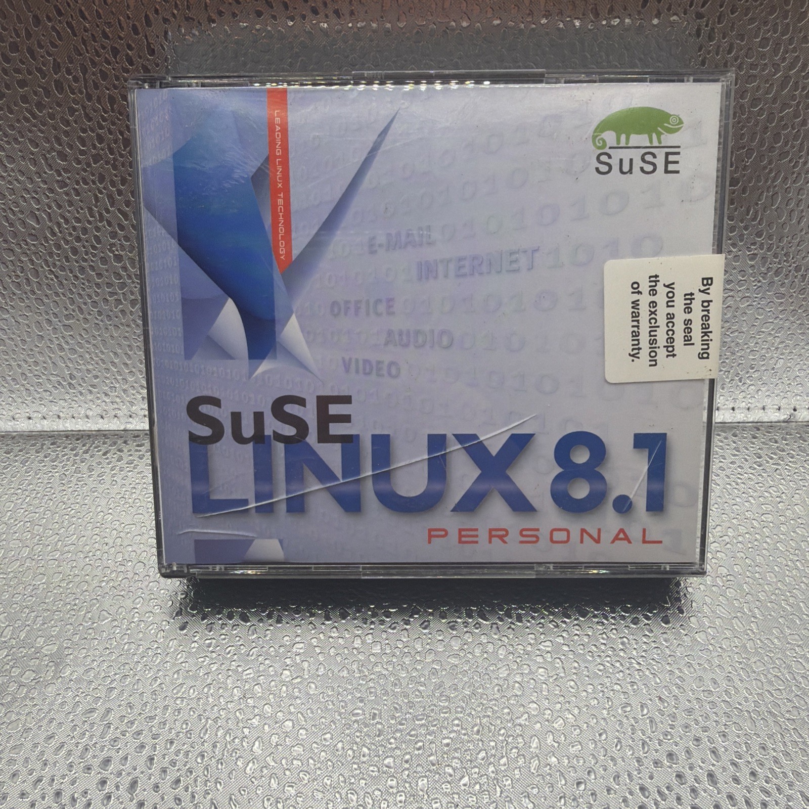 SuSE Linux 8.1 Personal 3 CD Set Vintage Linux OS Software