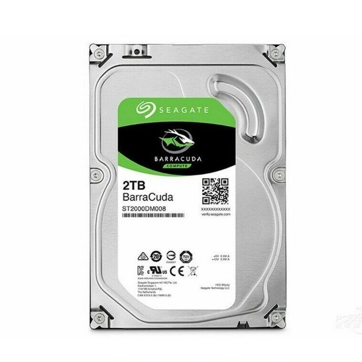 ST2000DM008 Seagate Barracuda 2TB 256 MB Cache SATA 3.5" PC Hard Disk Drive New