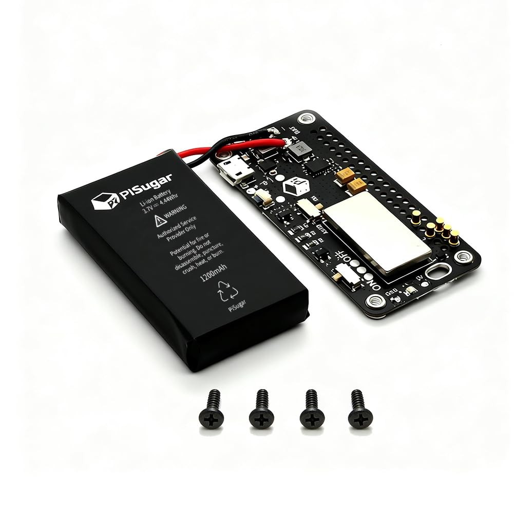 PiSugar S 1200mAh UPS Lithium Battery Power Module Fits Raspberry Pi Zero W/WH