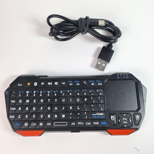 Fosmon Mini Wireless Bluetooth Keyboard Touchpad iOS Android Windows Portable