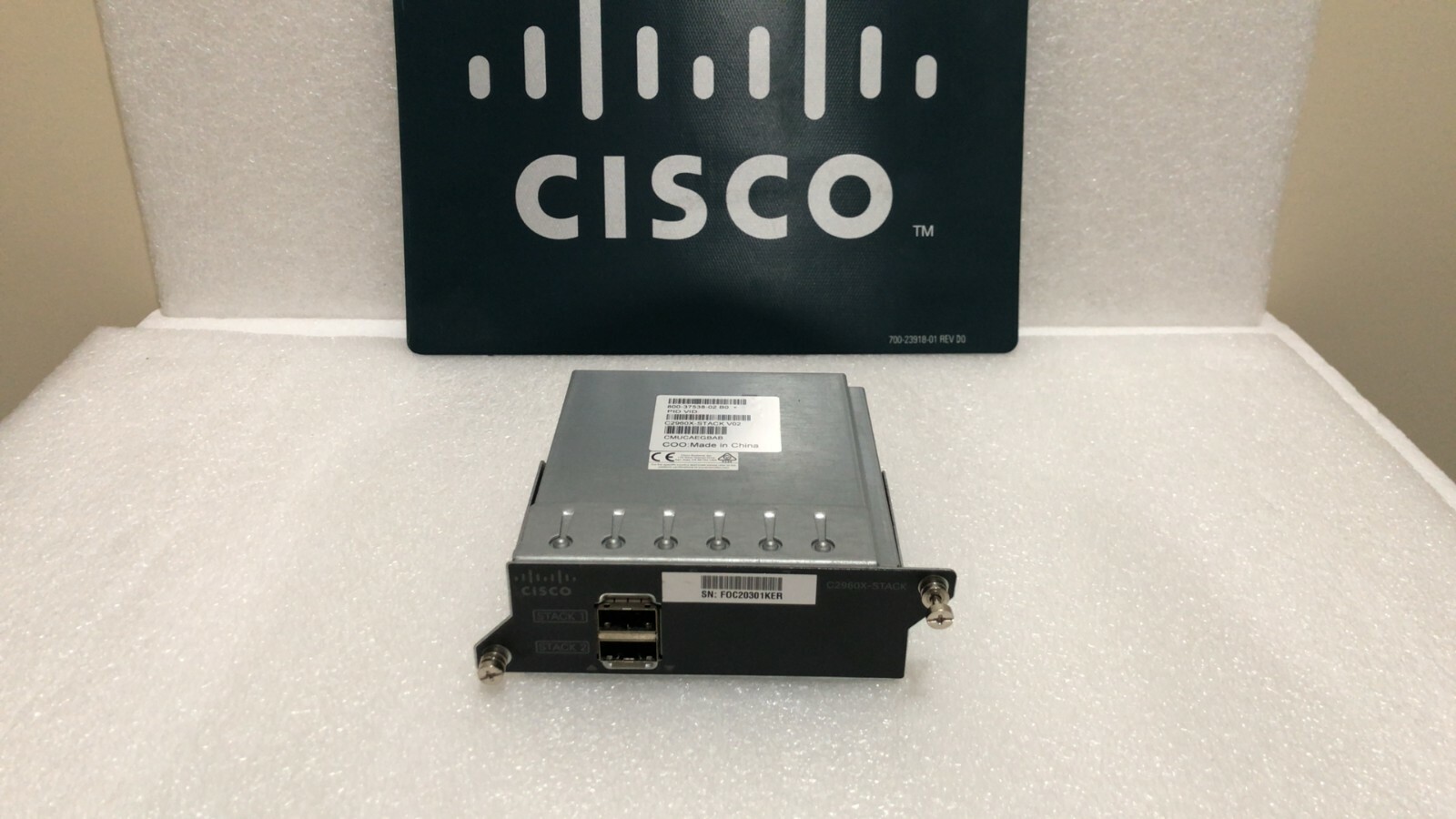 CISCO C2960X-STACK Catalyst 2960X 2960XR FlexStack Hot-Swapable Stacking Module