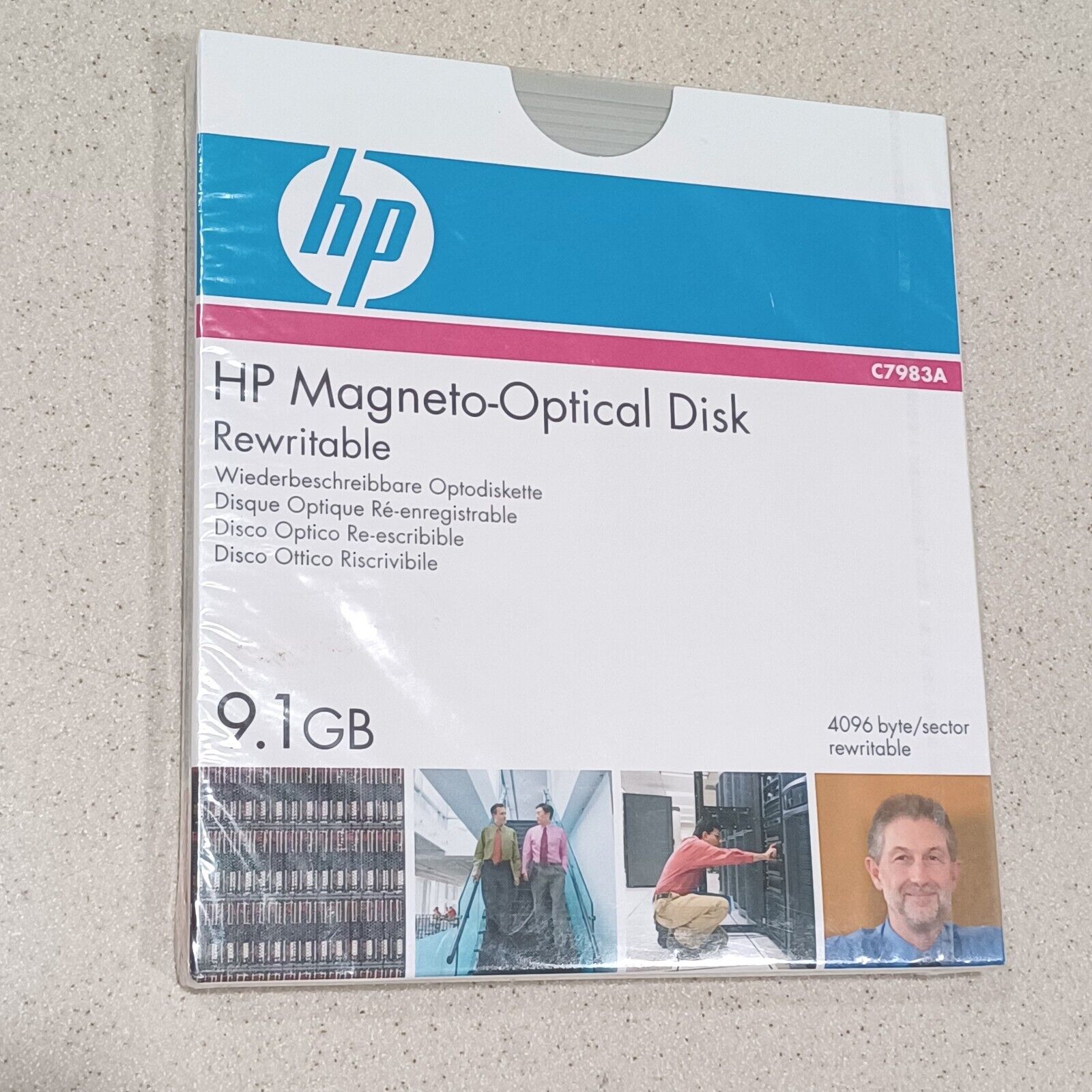 HP C7983A 9.1GB REWRITABLE MAGNETO OPTICAL DISK NEW SEALED