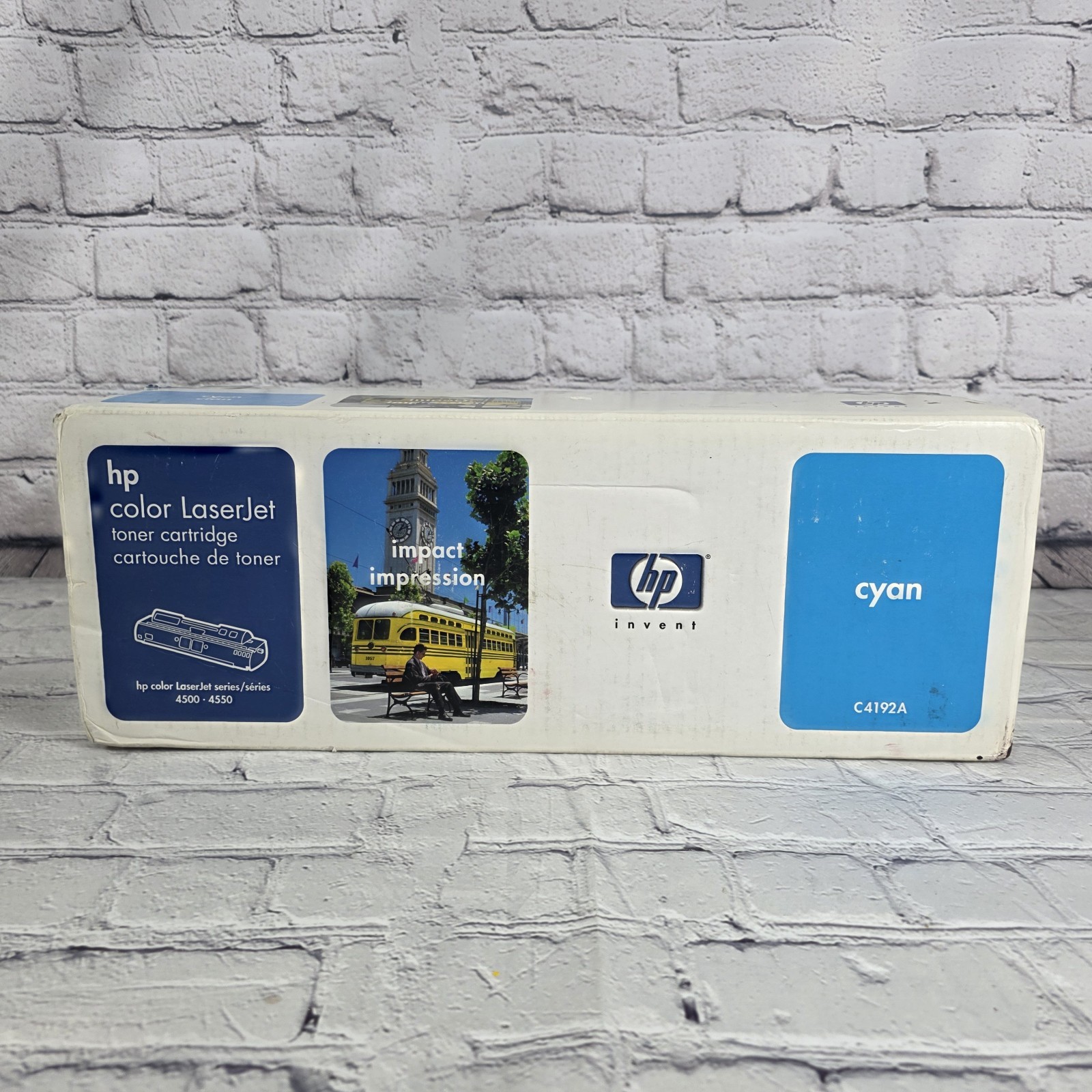 New HP C4192A Cyan Toner Cartridge For LaserJet 4500/4550 Blue Box Sealed OEM