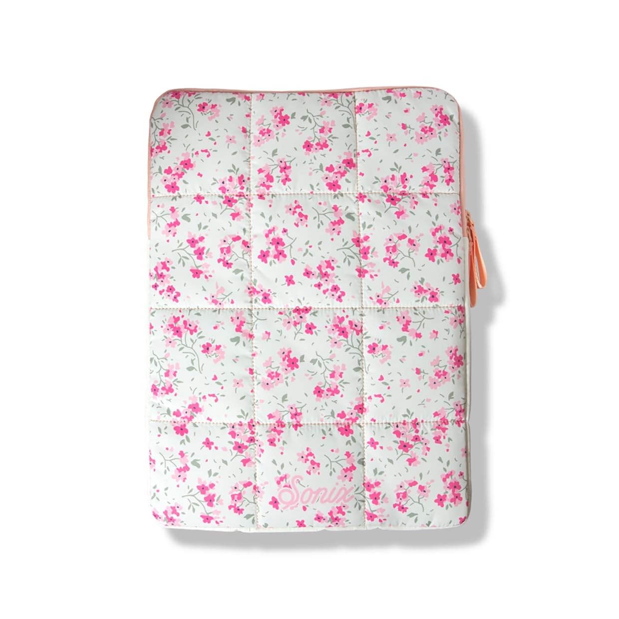 Sonix | Puffy Laptop Sleeve | 15-16 Inch, Quilted Pillow Cottage Floral