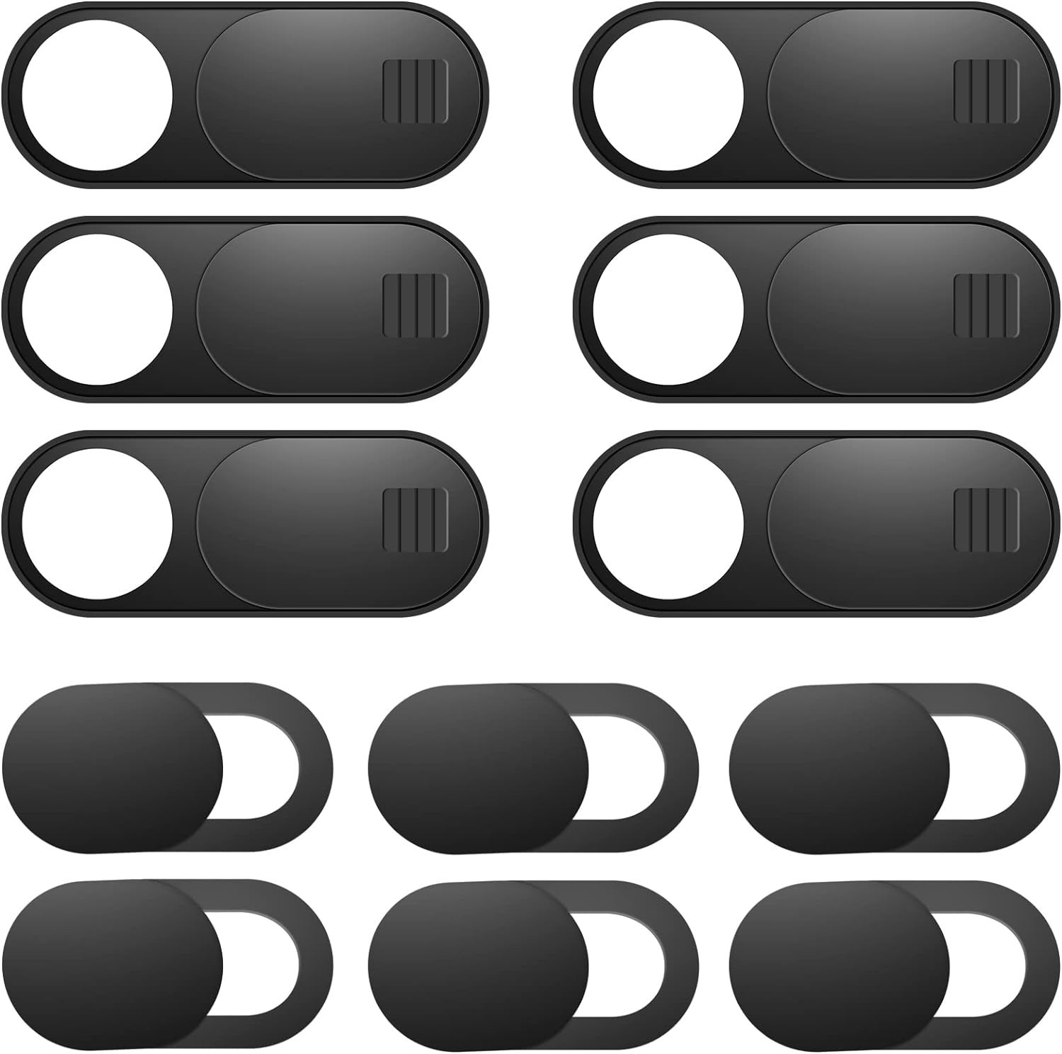 Laptop Camera Cover Slide, 12 Pack Webcam Cover, Phone Camera Cover, Ultra-Thin