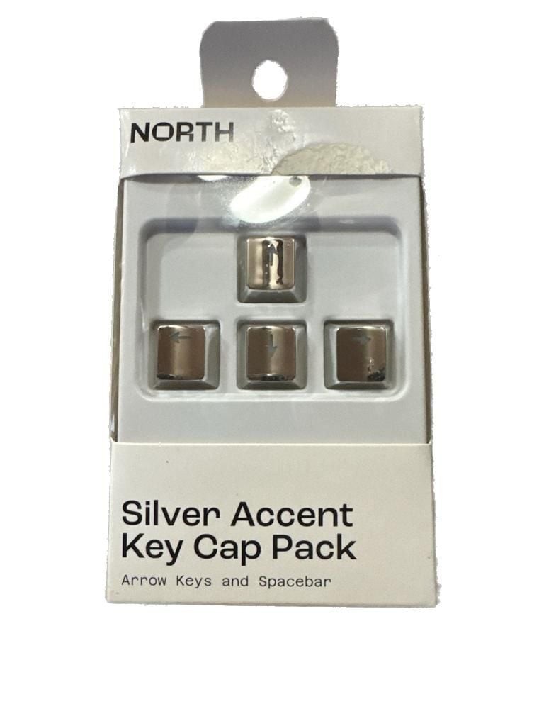 North Silver Accent Key Cap Pack for Mechanical KeyboardsA1