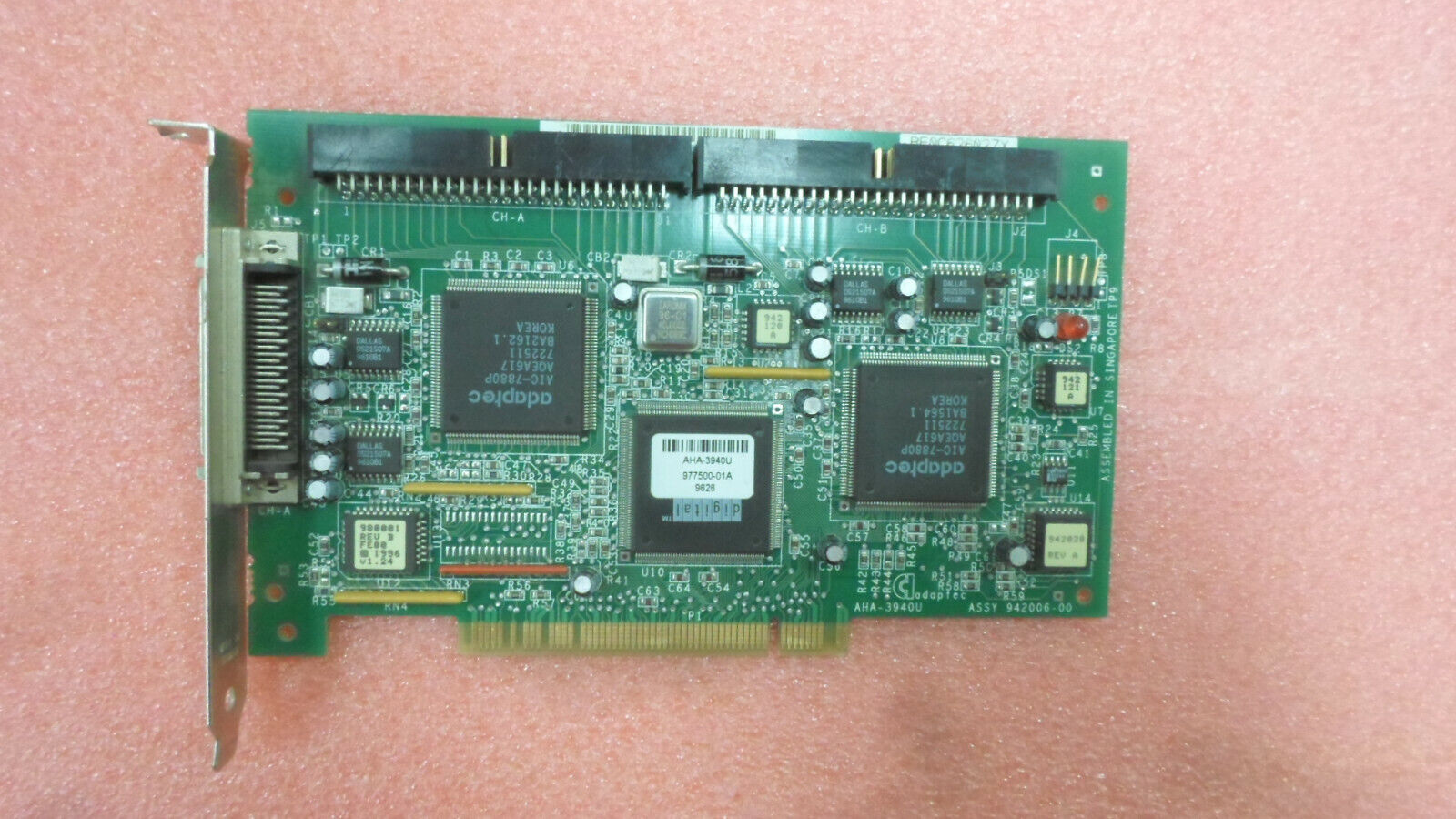 ADAPTEC AHA-3940U ULTRA SCSI PCI CARD USED