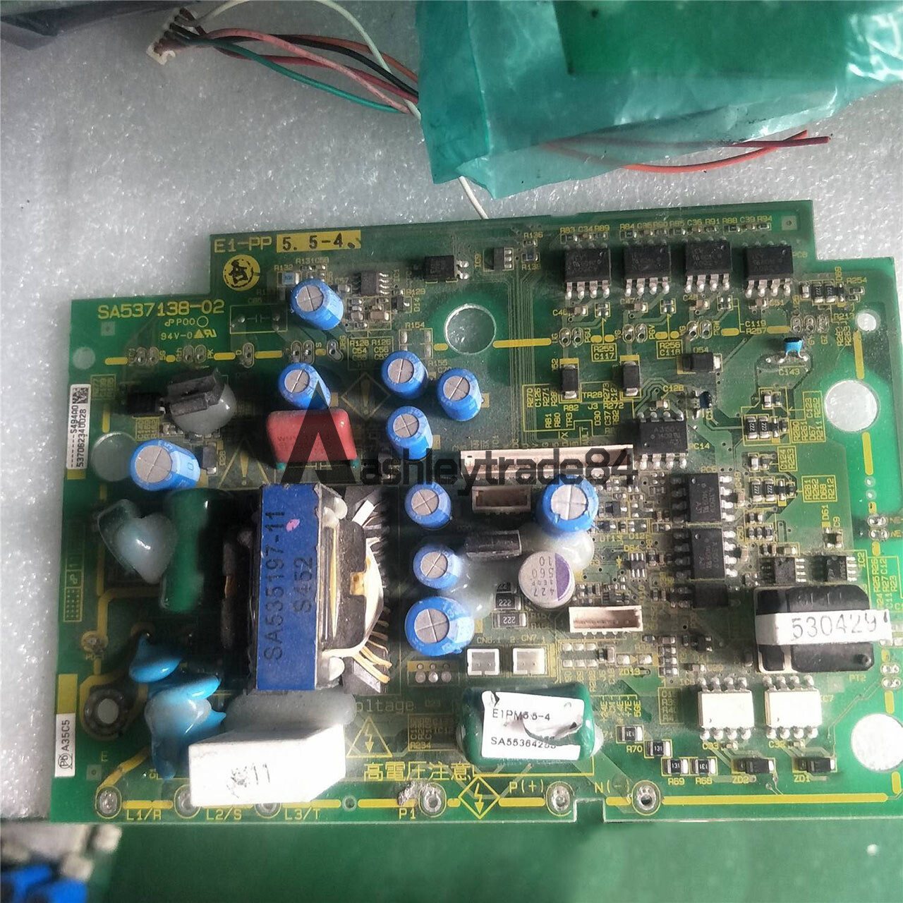 Used 1PCS Fuji Inverter drive board SA537138-02 E1-PP 5.5-4