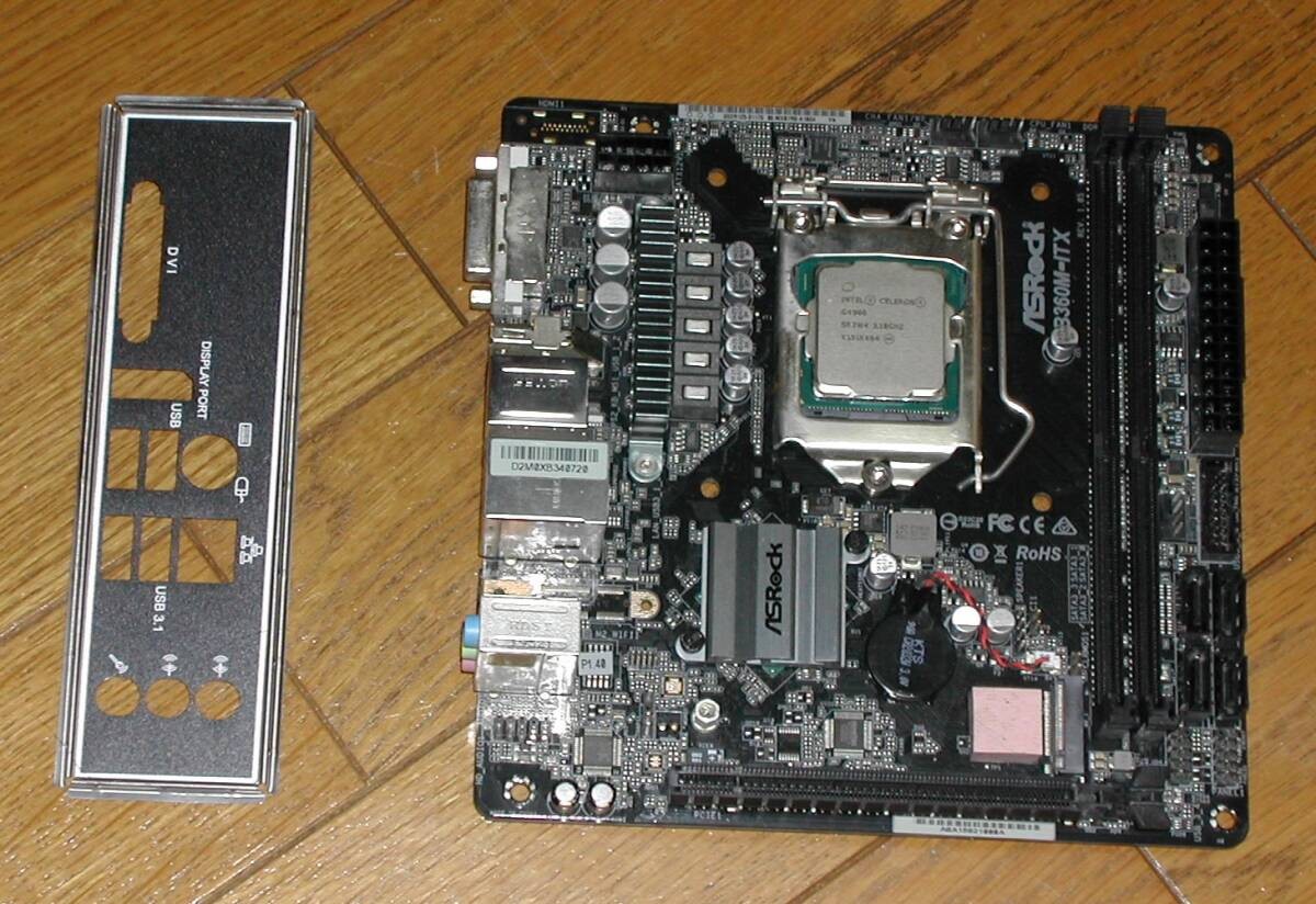 CPU Included ASROCK B360M-ITX LGA1151