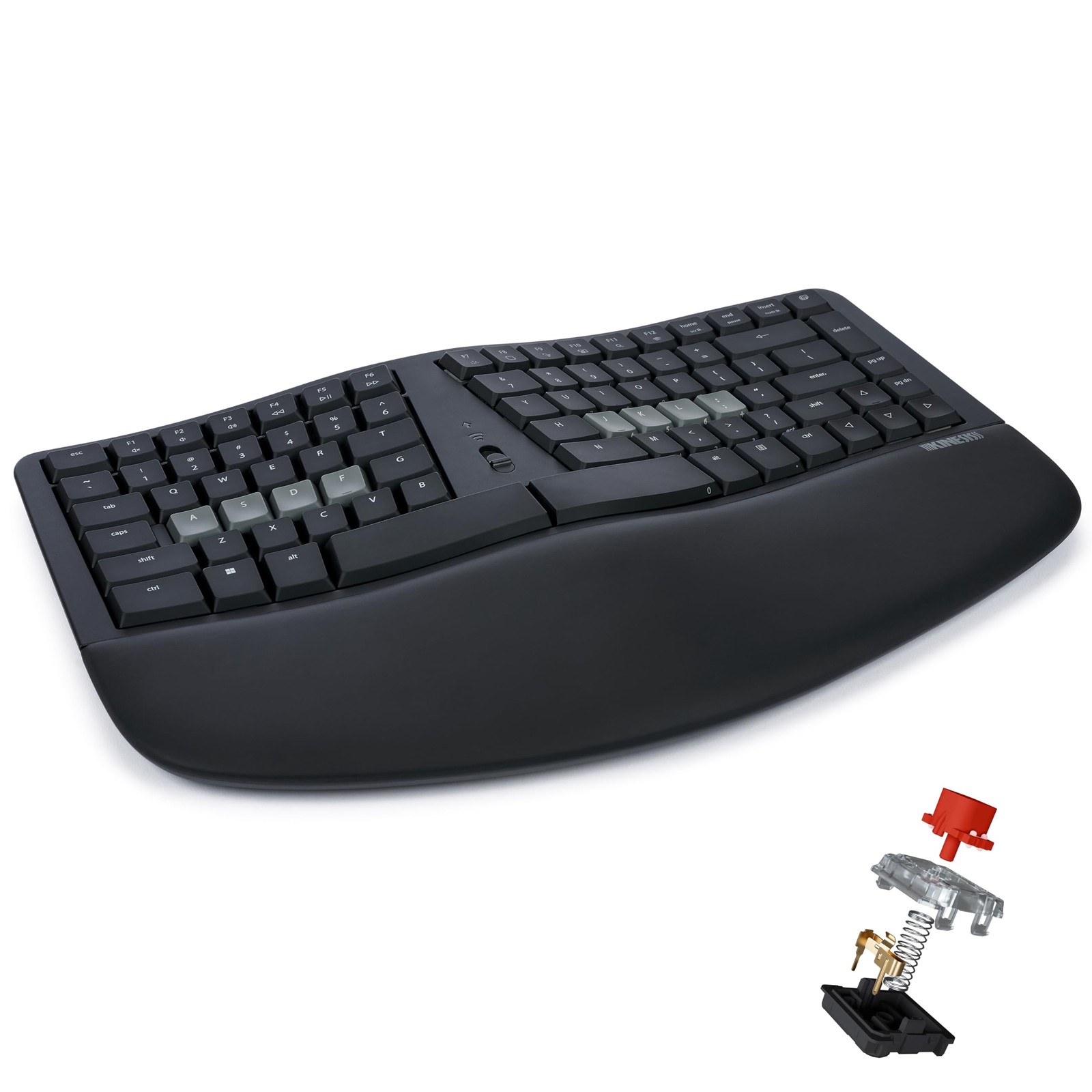 Kinesis mWave Mechanical Keyboard for PC - Quiet Linear Switch (kb150p-lin)