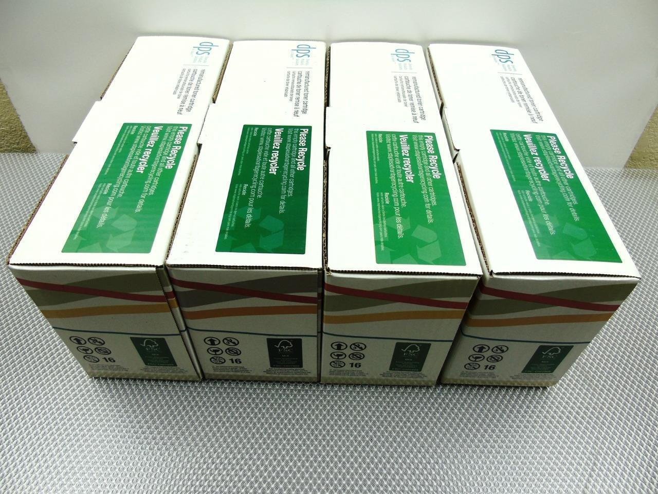 Lot of 4 - New Sealed Staples Sustainable Earth DPS12AR Toner Black Q2612A