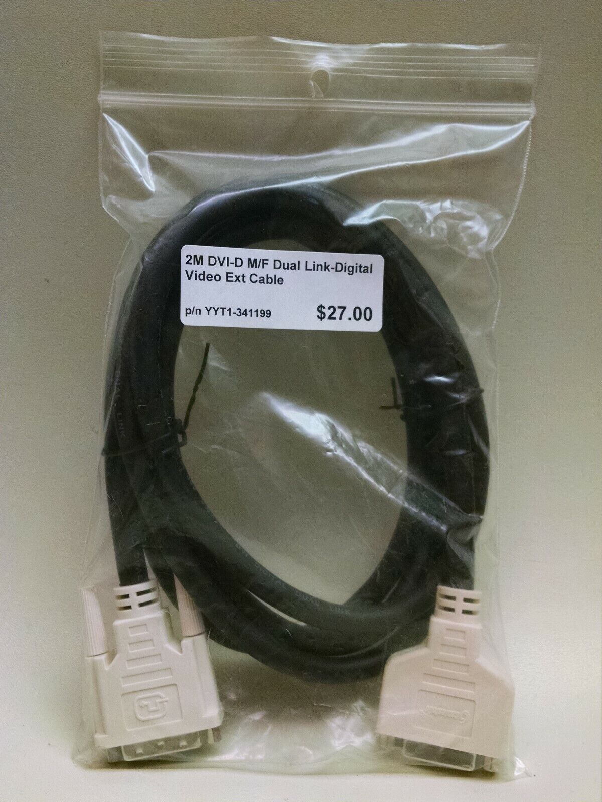 Cables to Go C2G DVI-D Dual Link Digital Only Video Extension Cable 2M 5.6Ft