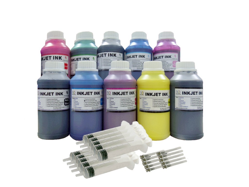 10x250ml ND® Pigment Refill Ink for PGI-72 Canon PIXMA PRO-10 inkjet printer