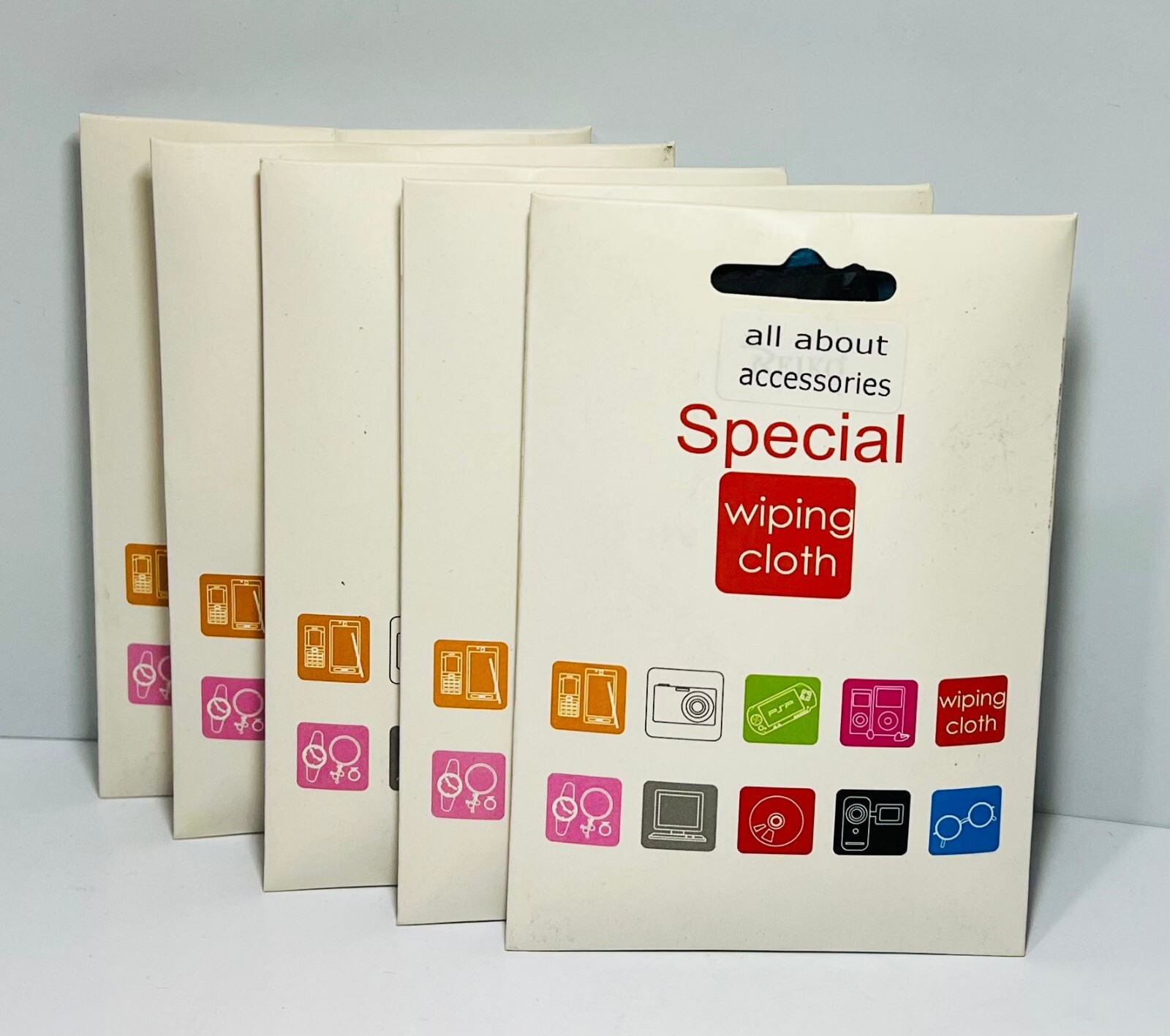 Reiko Microfiber Wiping Cleaning Glass/Mirror Cloth 5 Pack of 6 piece