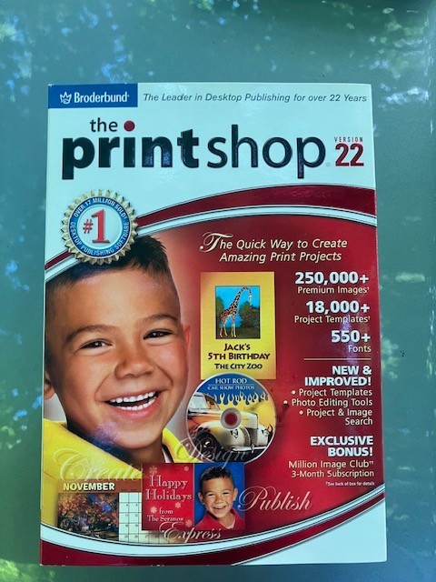 Print Shop Version 22 (PC) *New,Sealed*