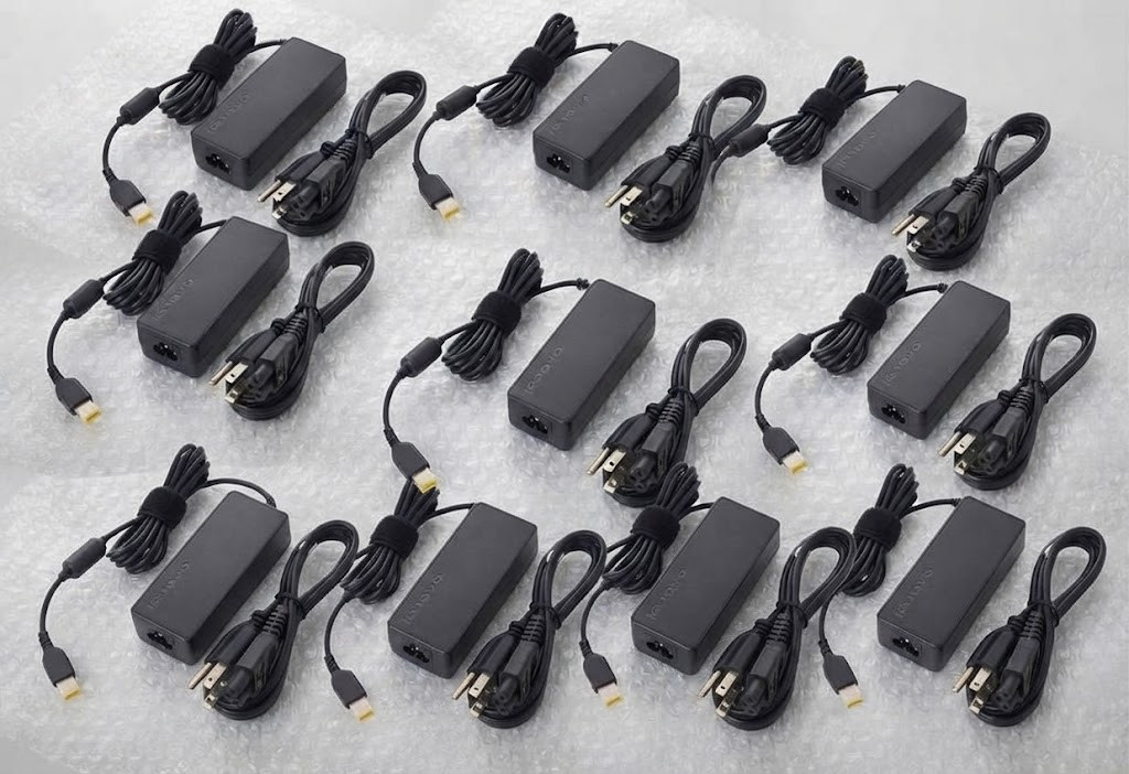 10-Pack LENOVO 65W Slim-Tip 20V 3.25A Genuine Original AC Power Adapter Charger