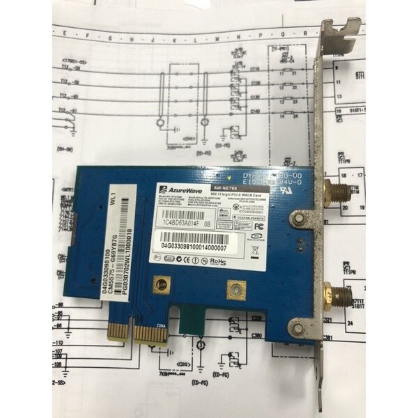 AzureWave AW-NE769 WALN PCIe Wifi Card 802.11 b/g/n RT2700E