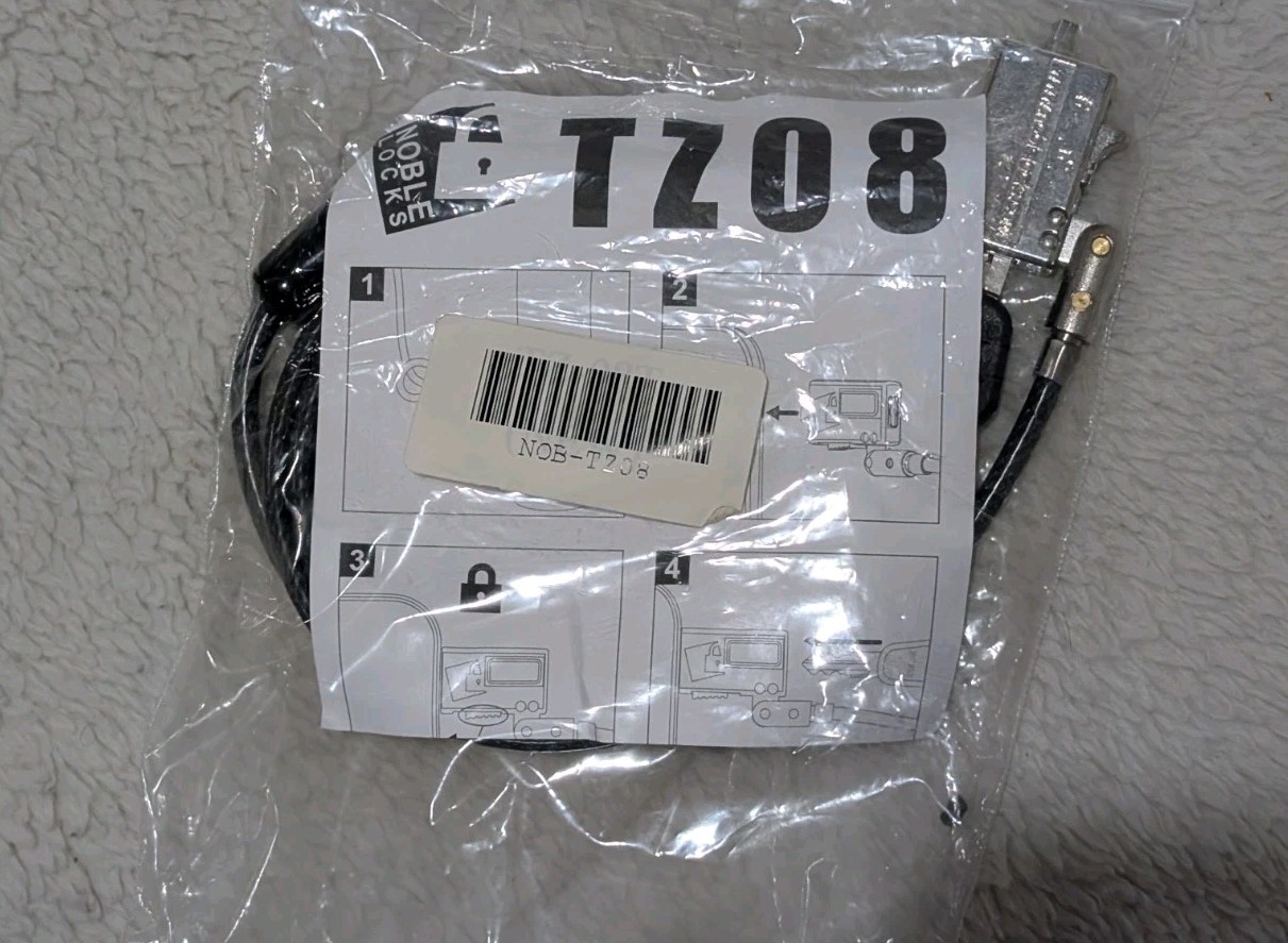 Noble TZ08 Wedge Cable Lock Low Profile 
