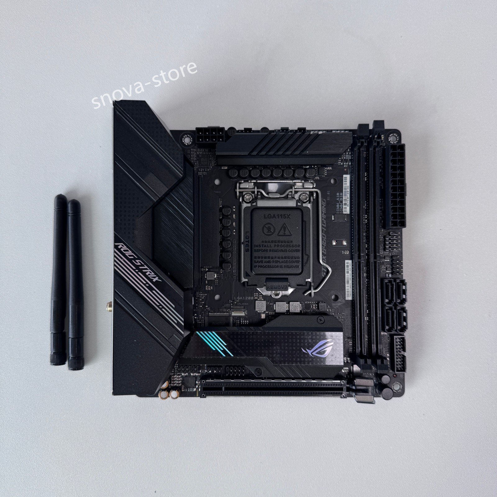 ASUS ROG STRIX B460-I GAMING  LGA1200 DDR4 MINI-ITX motherboard  tested ok