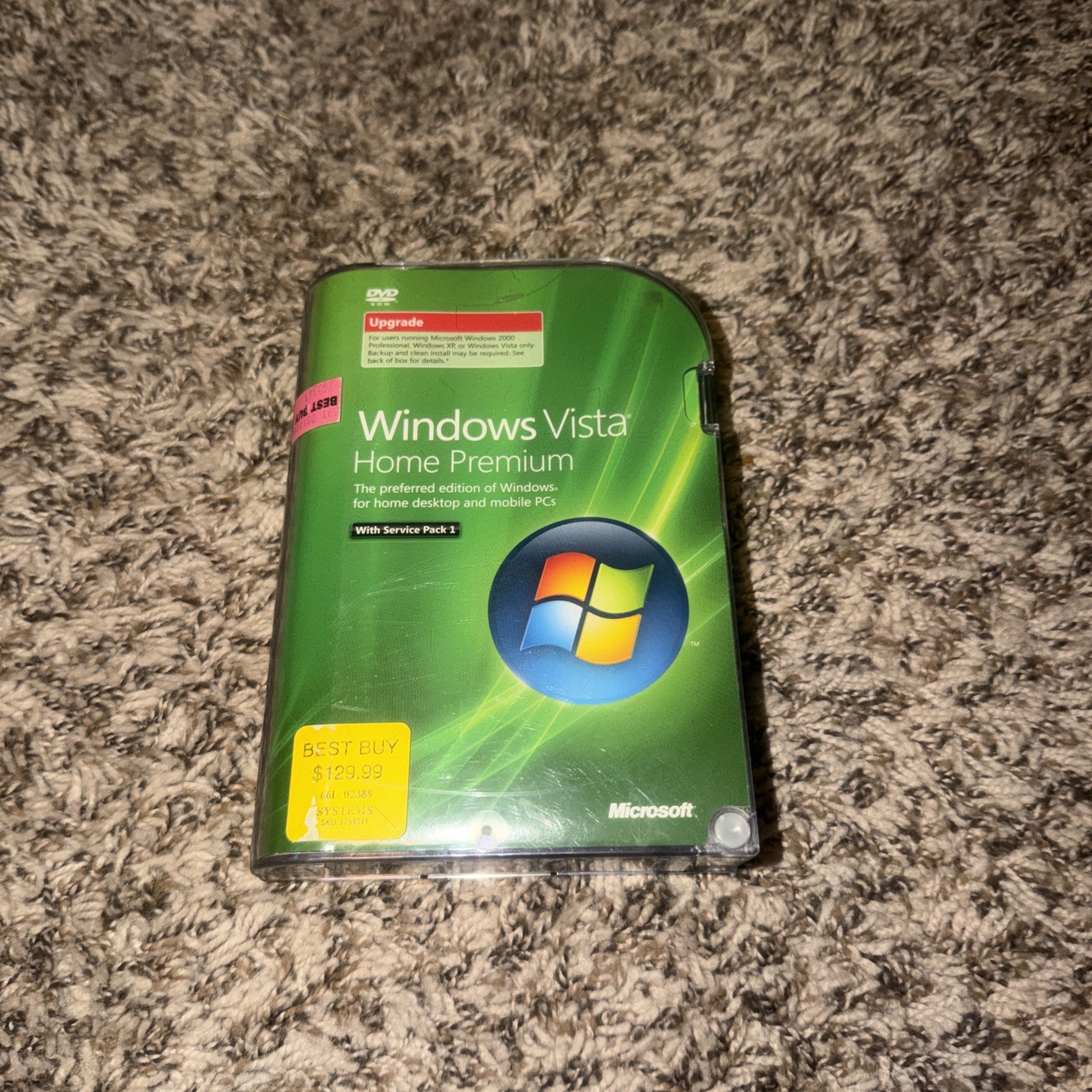 Microsoft Windows Vista Home Premium Upgrade w/Service Pack 1 Operating System