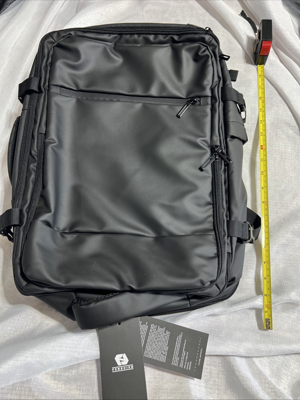 New FENRUIEN Business Travel Backpack, Expandable,Computer with USB Port.
