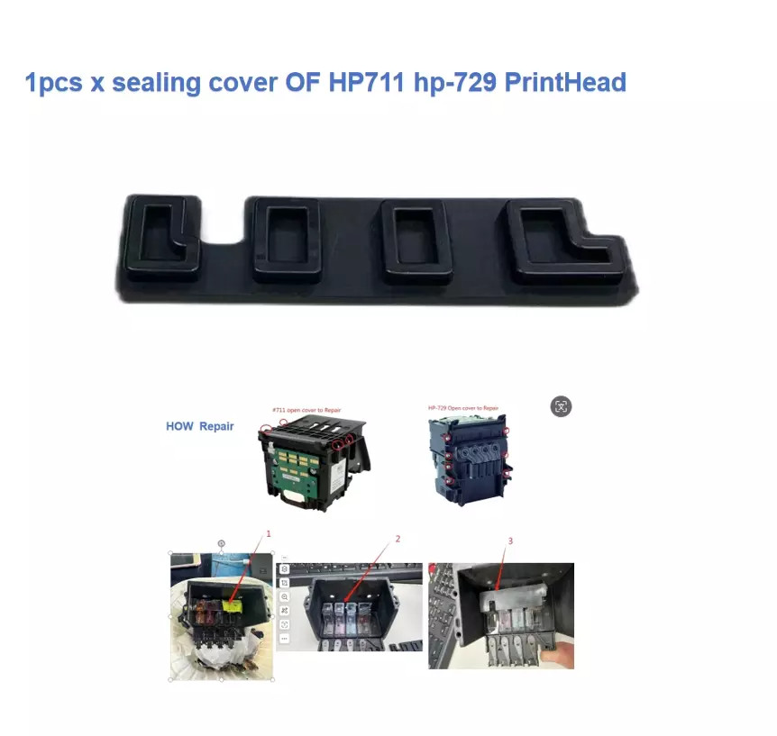 1x Sealing Cover For Repair HP 711 729 Printhead For DJ  T120 T520 650 730 T830