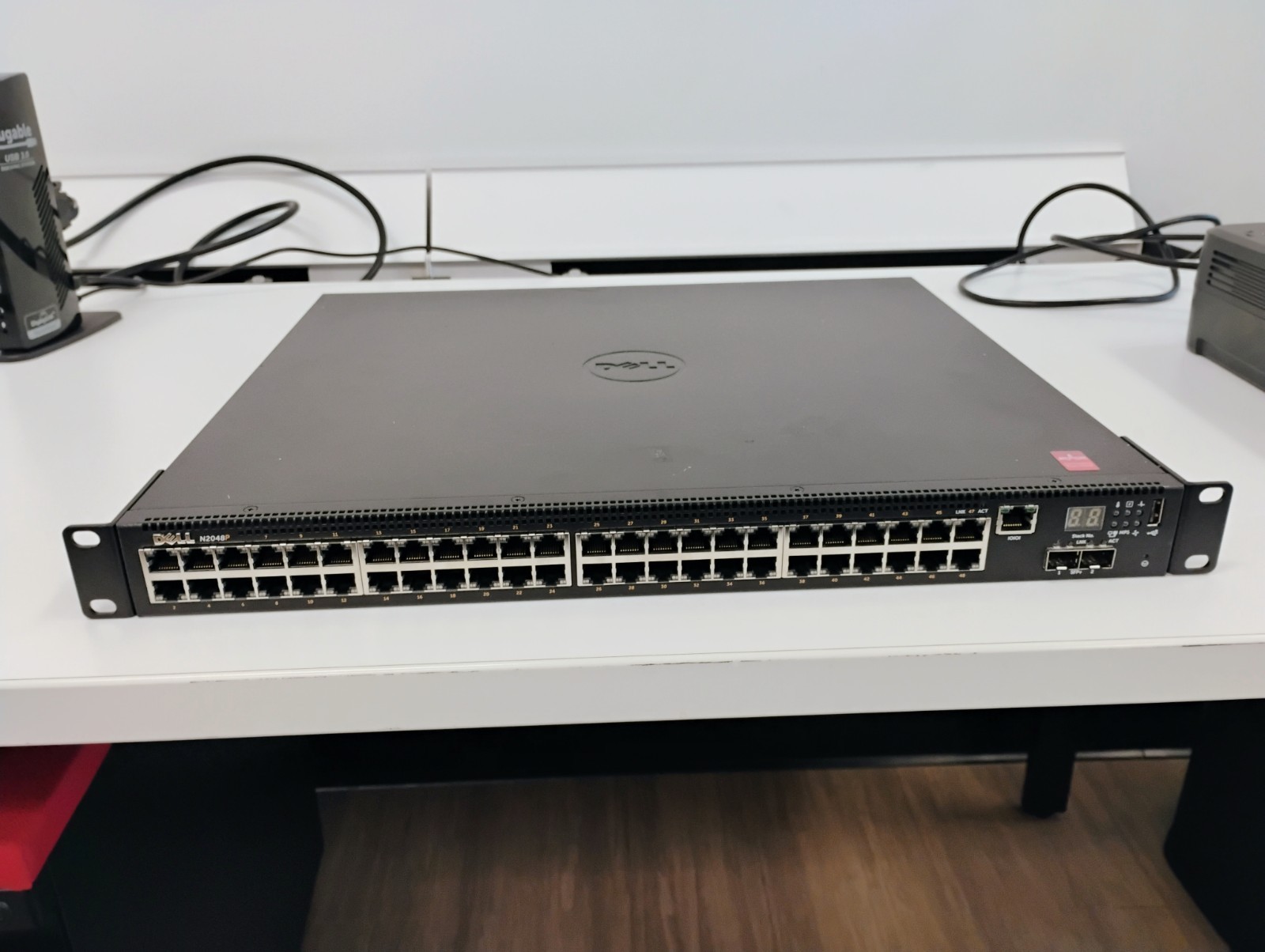 Dell N2048P Managed L2+ Switch – 48 PoE+ Ethernet Ports & 2x 10Gb SFP+